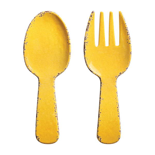 Gracie Oaks Jocely Melamine Salad Servers Wayfair